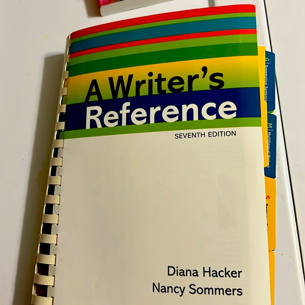 A Writer's Reference 7th seventh {A Writer's Reference 7th edition}